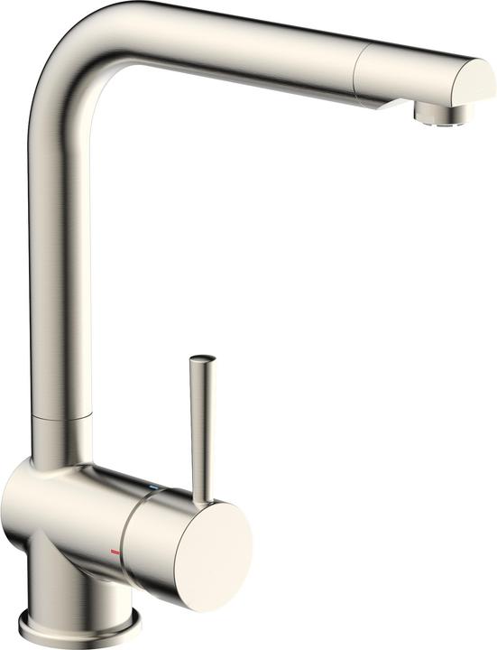 Image du produit Schütte Robinet de cuisine RIO Robinet d'évier en acier inoxydable pivotant 79826