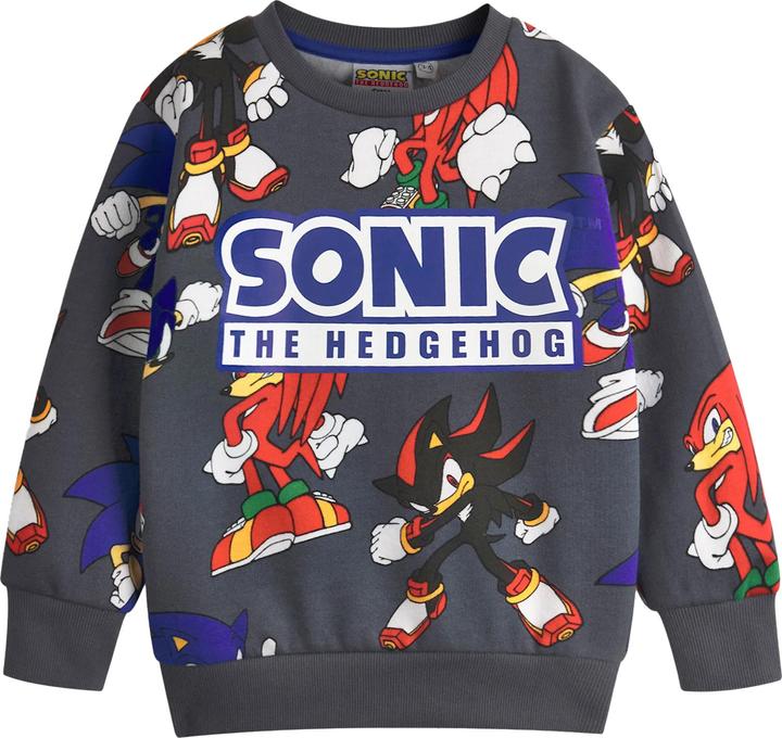 Image du produit Sonic The Hedgehog Boys Characters Long-Sleeve Sweatshirt and Shorts Set (104)