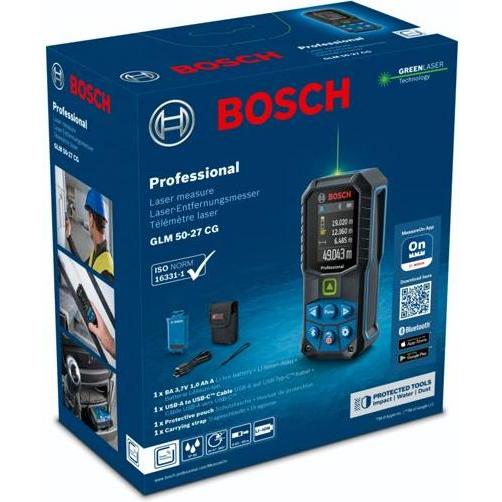 Thumbnail - Bosch Professional, Laserentfernungsmesser, GLM 50-27 CG (50 m, 515 nm)