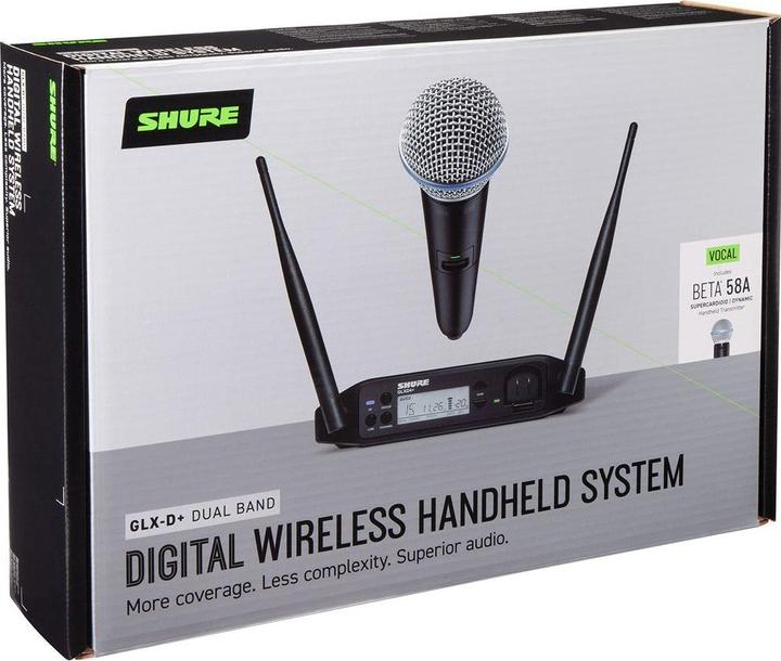 Actual product image Shure Wireless system GLXD24+/B58