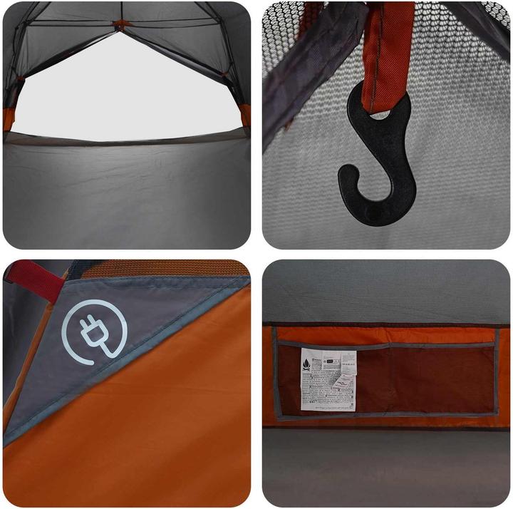 Produktbild vidaXL Trekkingzelt (5 kg, 4 Personen)
