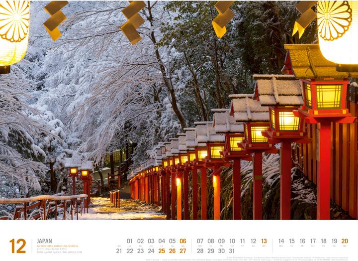 Image du produit Japan - Unterwegs zwischen Tempeln und Schreinen Kalender 2026 (Allemand, Ackermann Kunstverlag GmbH, 2025)