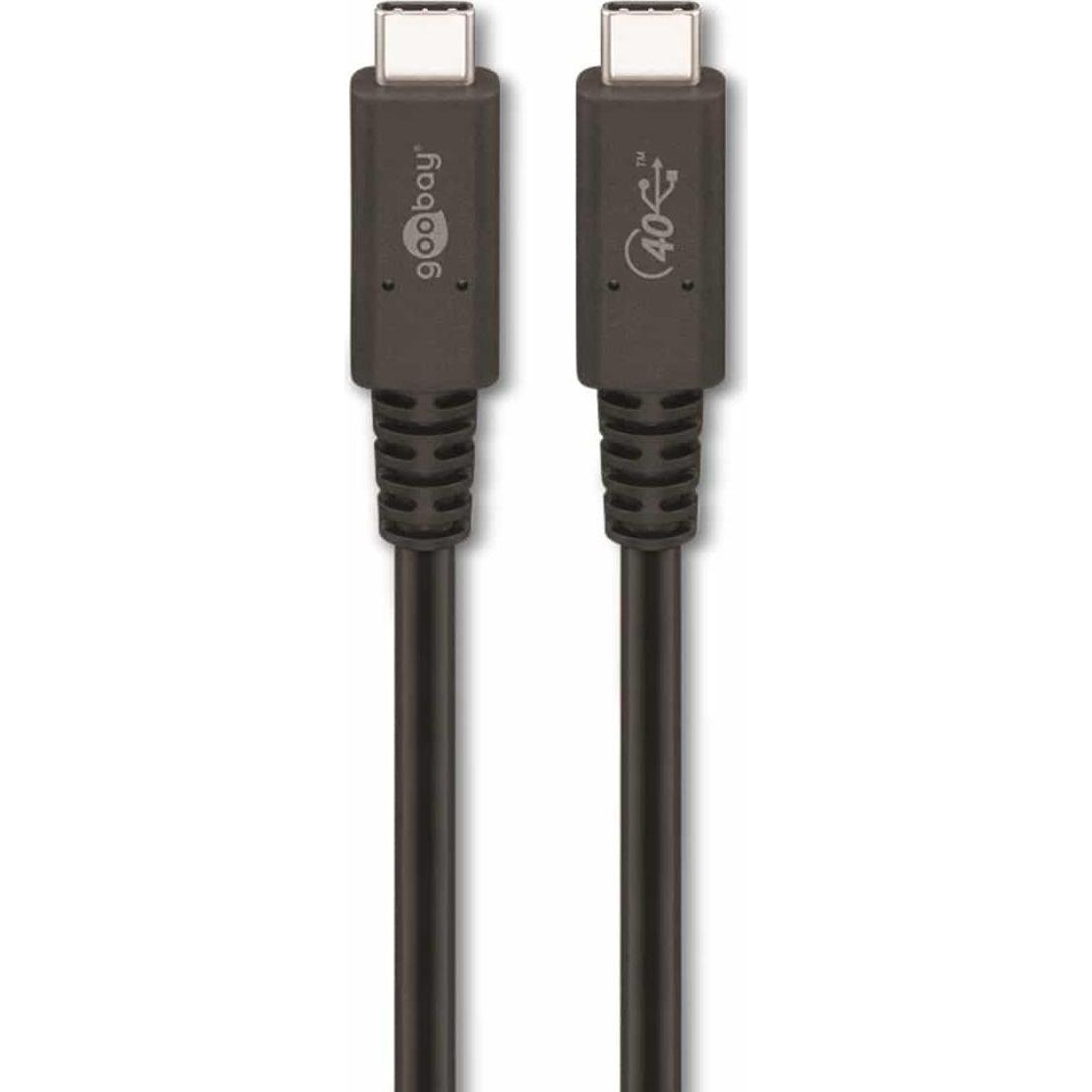 Goobay USB-C Kabel, USB4 (0.80 m, USB 4.0), USB Kabel