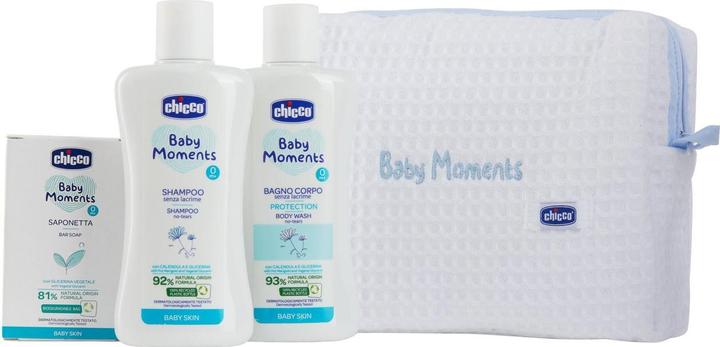 Actual product image Chicco Beauty bag with zipper - 0m+ - BLUE