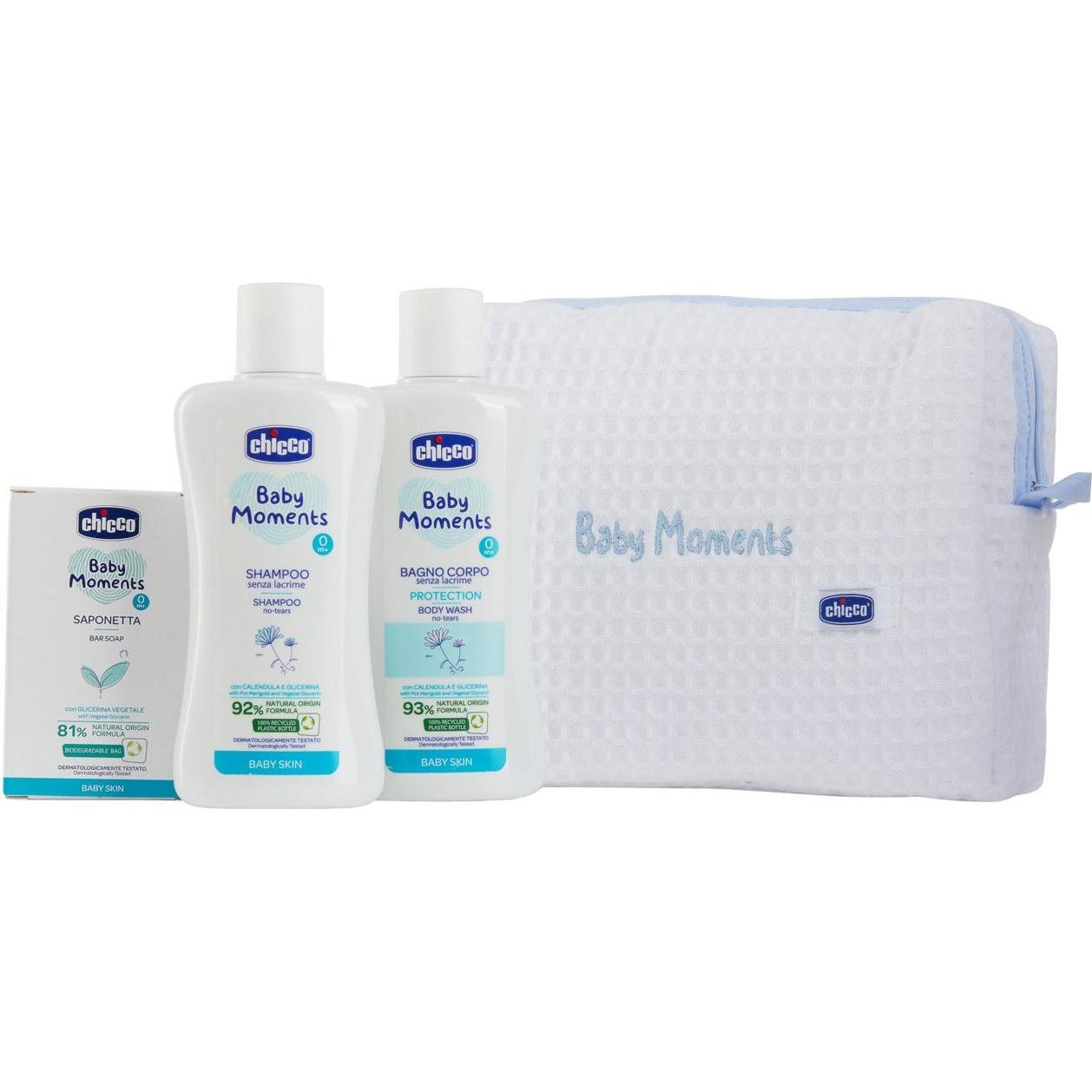Thumbnail - Chicco, Babykörperpflege, Beauty Bag mit Reissverschluss - 0m+ - BLUE