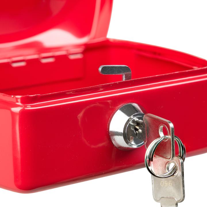 Productafbeelding Idena Geldkist Mini 125x95x60mm, rood