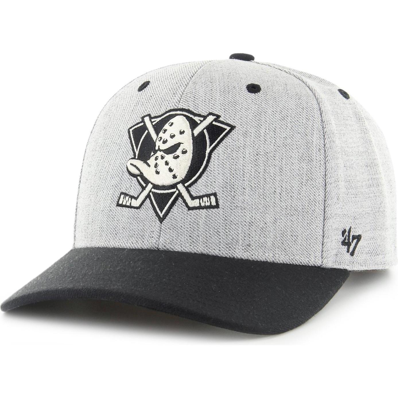 47 Brand, Herren, Cap, Storm Cloud Anaheim Ducks, Grau