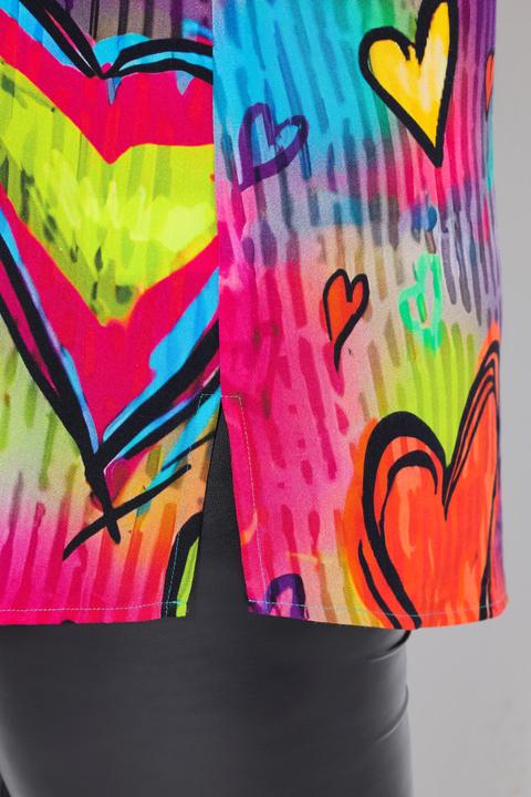 Immagine prodotto Angel of Style Bluse, ärmellos, Herzmuster (54)