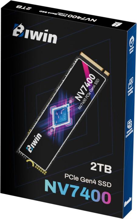 Productafbeelding Biwin Semiconductor Black Opal NV7400 (2000 GB, M.2 2280)