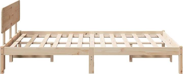 Actual product image vidaXL Holz-Bettgestell (120 x 190 cm)