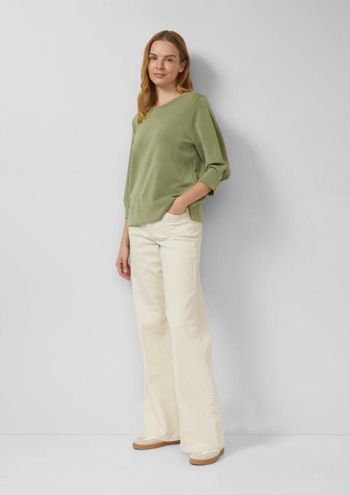 Produktbild s.Oliver Sweatshirt Sweatshirt aus Scuba mit 3/4-Arm (34)