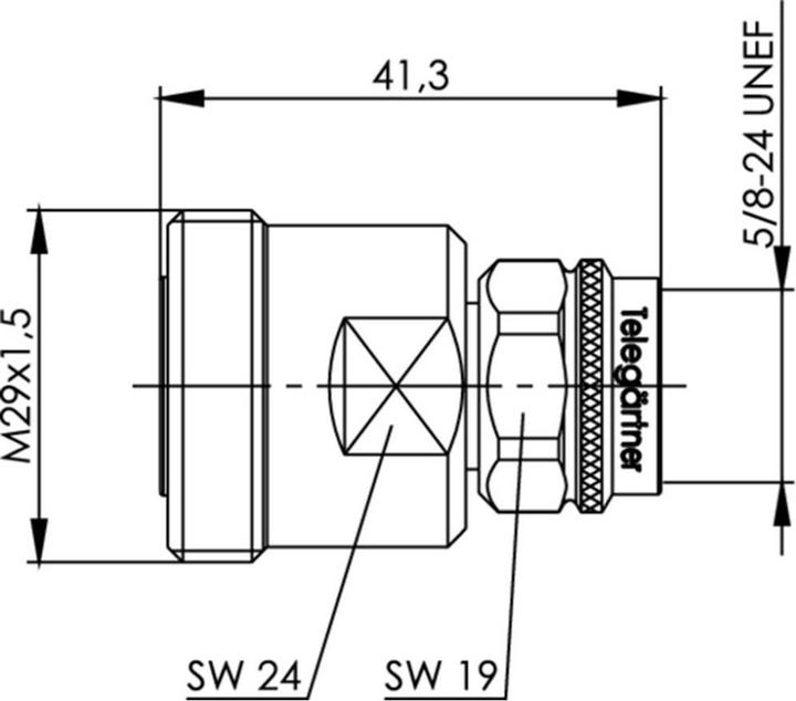 Produktbild Telegärtner Koax-Adapter 7-16-DIN-Buchse -