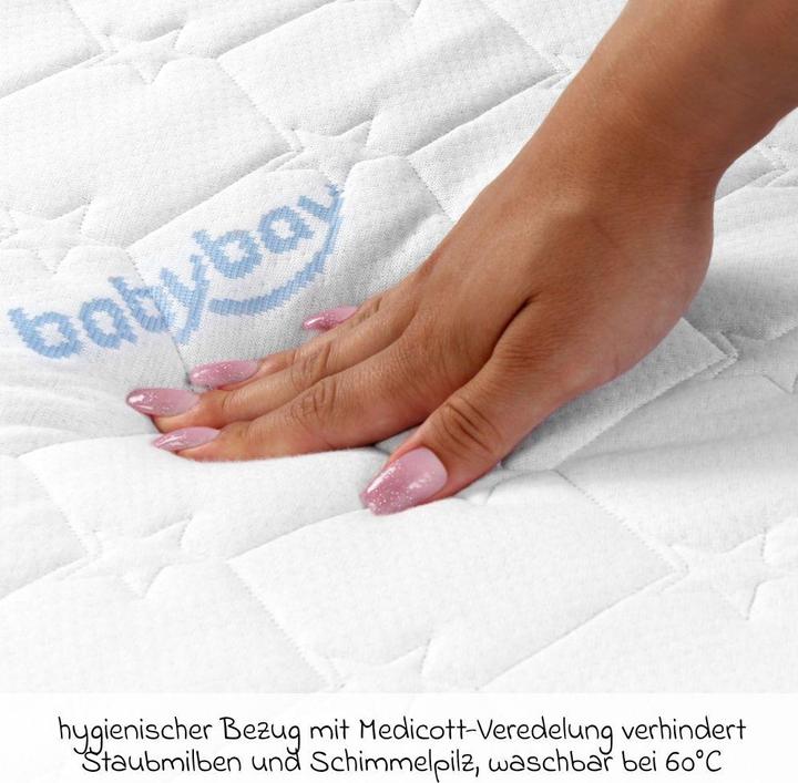 Produktbild Babybay Babymatratzen & Kindermatratzen Matratze Medicott extraluftig 3D Mesh für Beistellbett