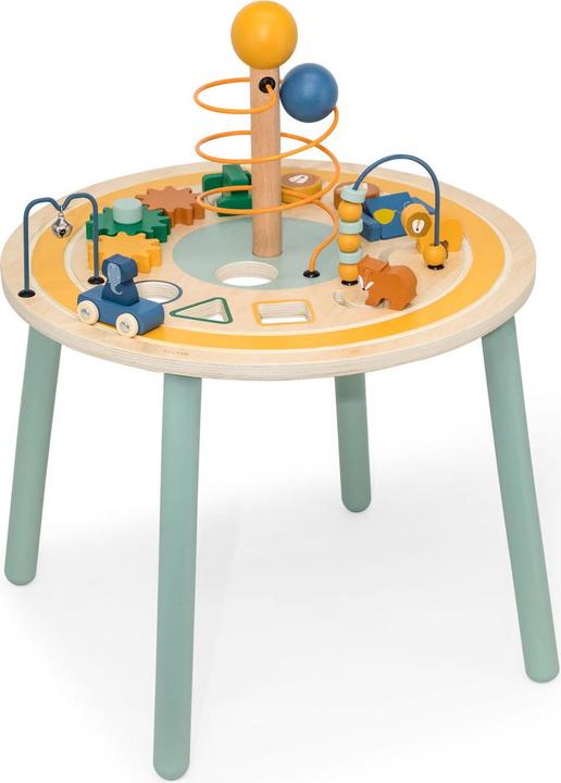 Actual product image Trixie Baby Wooden Play Table with Animals