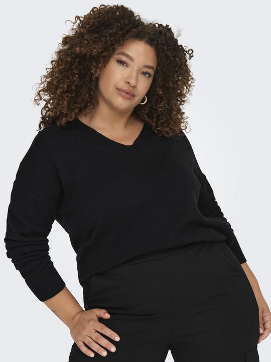 Actual product image Only Curvy V-neck Knit Sweater (M)