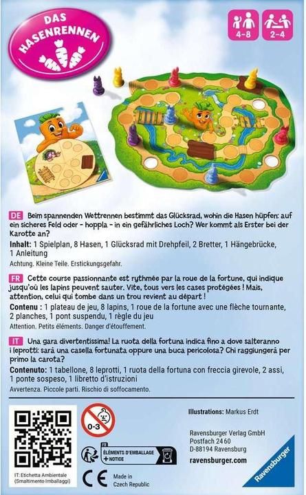 Produktbild Ravensburger Lotti Karotti (Deutsch, Französisch, 2 - 4 Spieler)