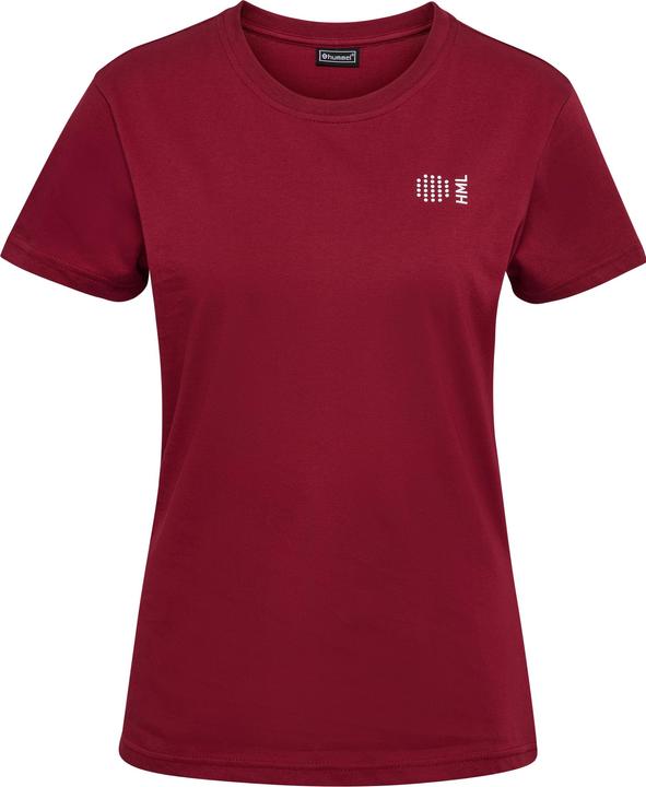 Actual product image hummel hmlCOURT COTTON T-SHIRT S/S WOMAN (XS)