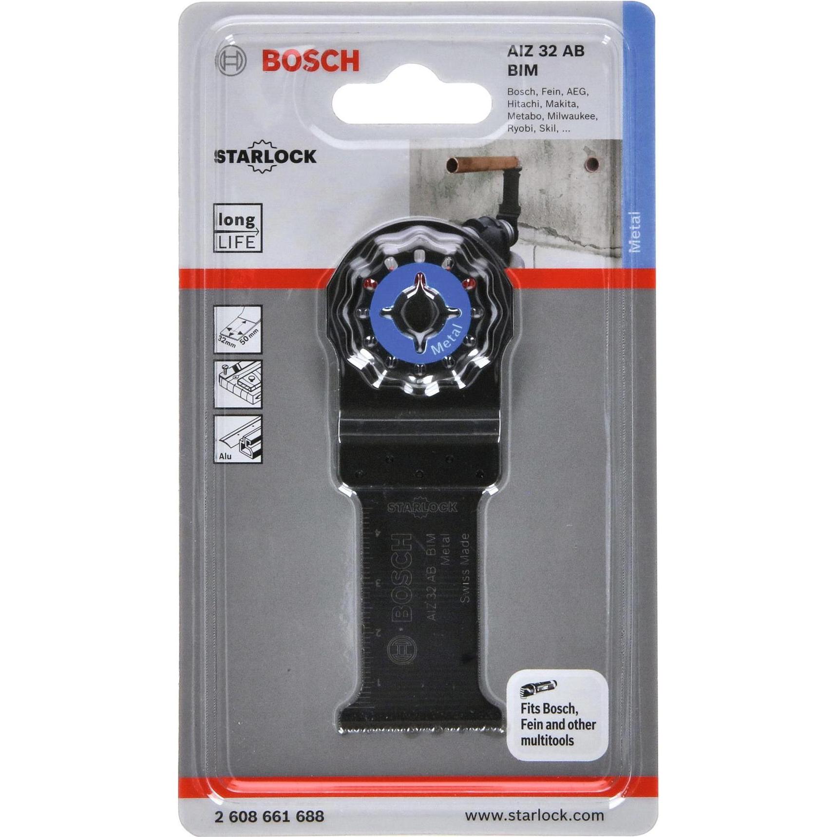 Thumbnail - Bosch Zubehör, Sägeblatt, BIM Tauchsägeblatt AIZ 32 AB Metal, 32 x 50 mm, 1er-Pack