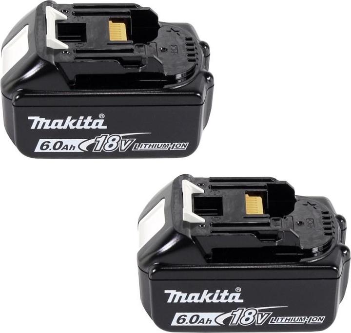Produktbild Makita DHR 280 G Akku Bohrhammer 36 V ( 2x 18 V ) 2,8 J SDS-plus Brushless + 2x Akku 6,0 Ah - ohne (Akkubetrieb)