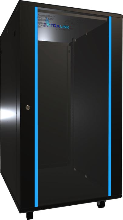 Actual product image Extralink 22U 800mm floor cabinet black (22 RU, 19 inch rack)