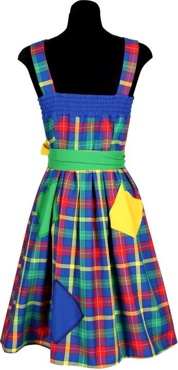 Produktbild Thetru Kariertes Clownskleid - Clown Kostüm für Fasching (S)