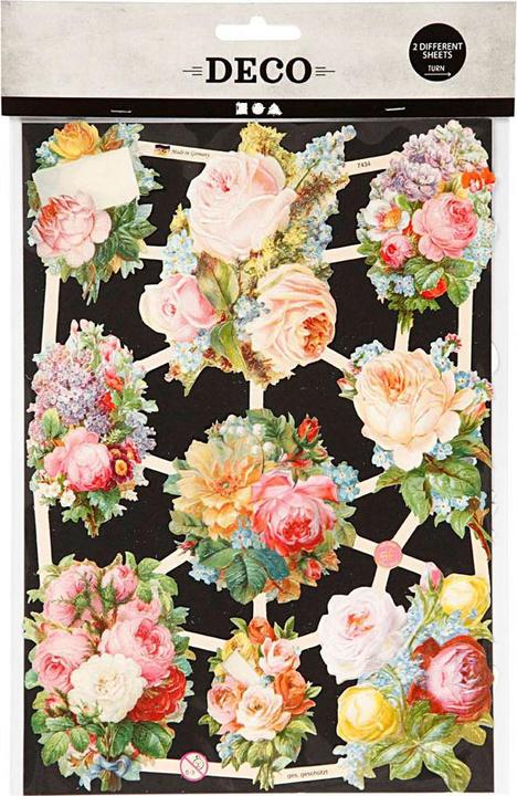 Image du produit Creativ Company Tableaux brillants vintage "Roses (1 x)