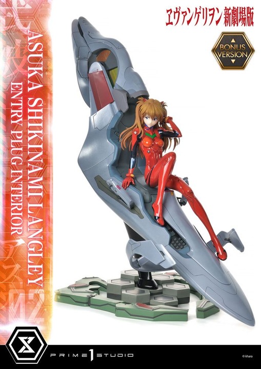 Actual product image Prime 1 Studio Rebuild of Evangelion statuette 1/4 Asuka Shikinami Langley Bonus Version 66 cm