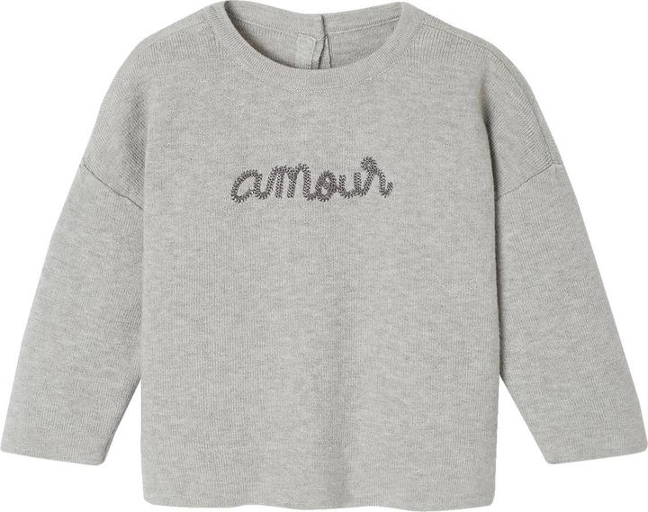 Produktbild Vertbaudet Flauschiger Baby Pullover AMOUR (68)