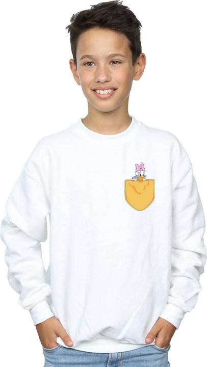 Produktbild Disney Daisy Duck Faux Pocket Sweatshirt Jungen (152, 158)