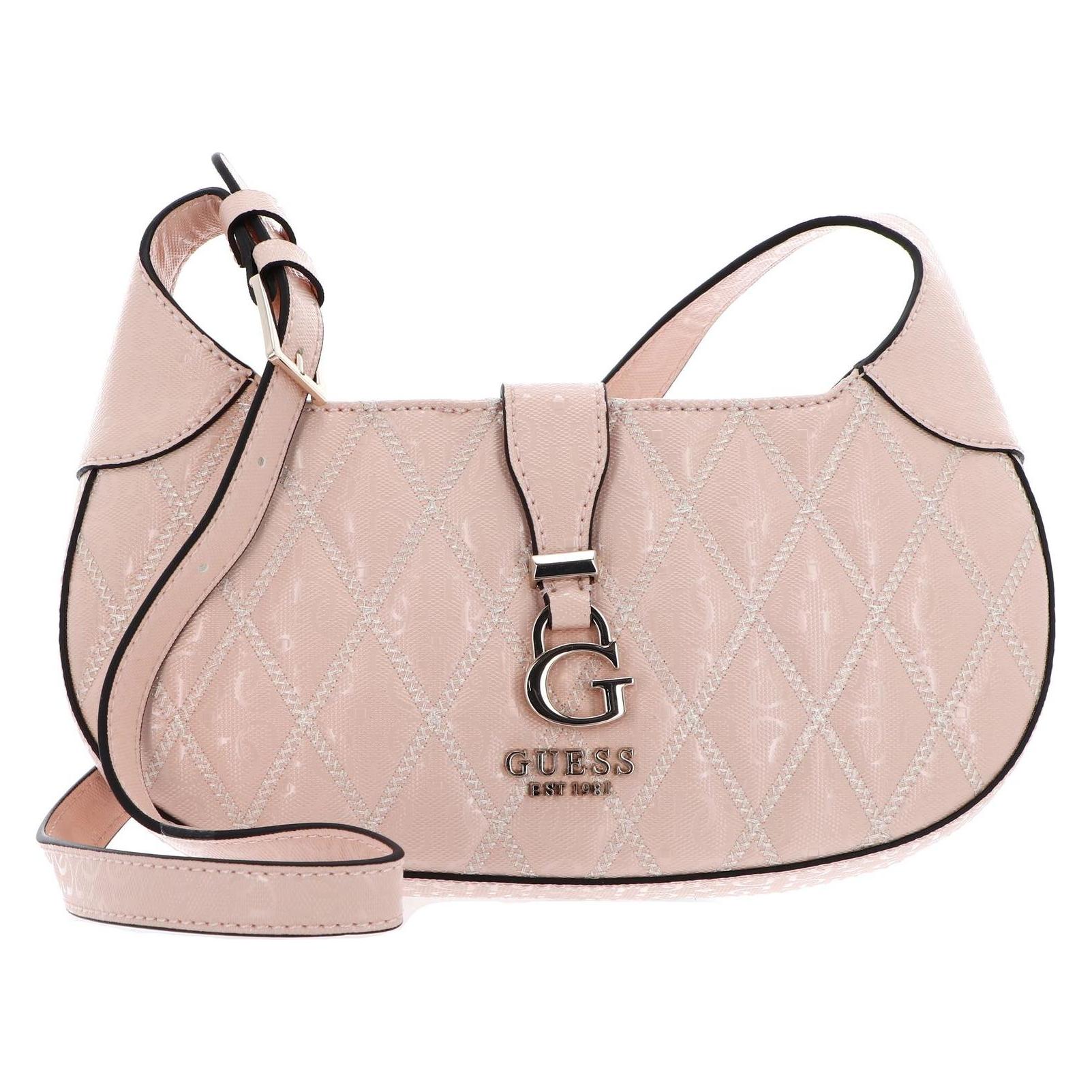 Guess, Damen, Handtasche, Adi Convertible Xbody Top Bag, Rosa