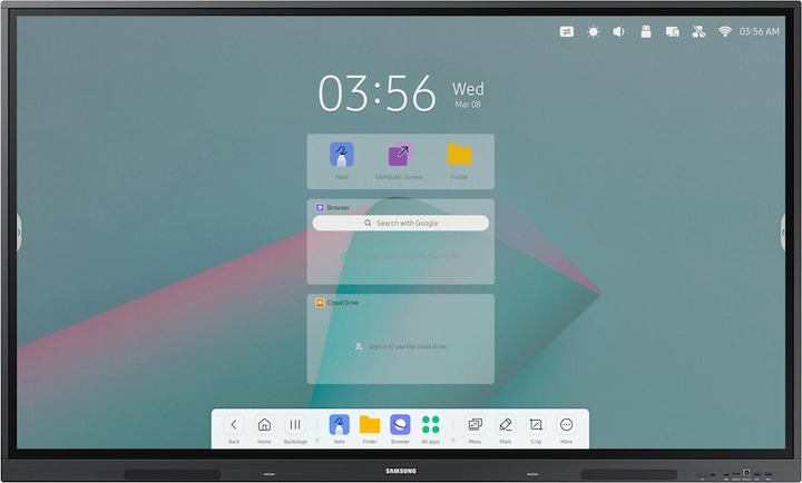 Actual product image Samsung interactive displays (3840 x 2160 Pixels, 75")