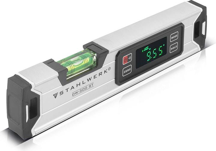 Actual product image Stahlwerk Digital spirit level DW-300 ST made of aluminium with 300 mm length (30 cm)