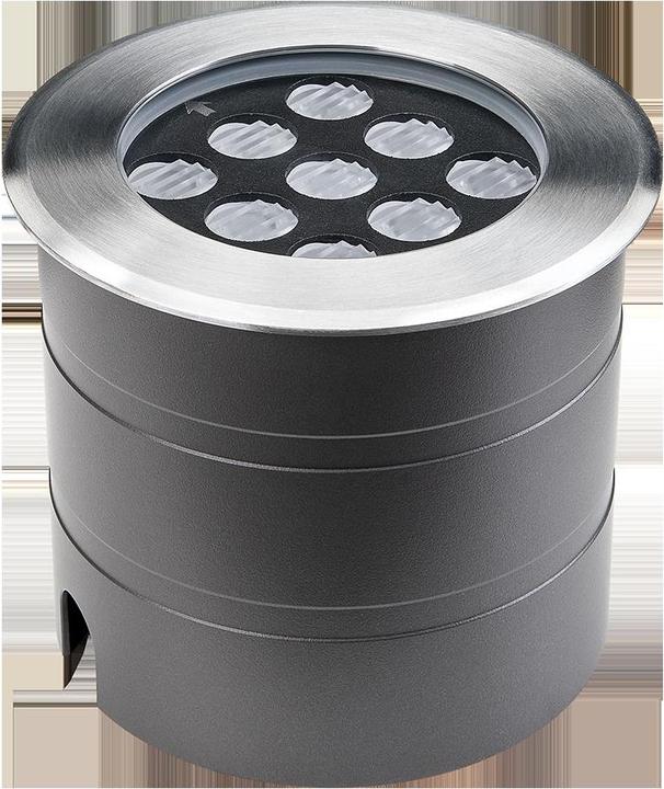 Actual product image Sg LED recessed floor spotlight LB22 Nemo II Midi aysm 9W 430lm 3000K Ra>80 (430 lm, IP67)