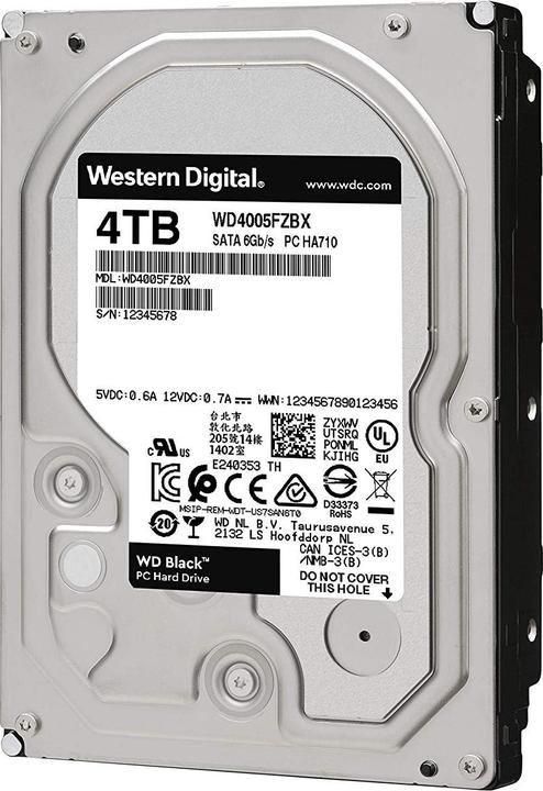 Produktbild WD Black (4 TB, 3.5")