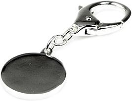 Actual product image Nordisk Design Key ring round, smooth, diameter 3 cm, silver plated