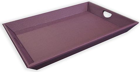 Actual product image Nordisk Design Tray, Leather purple, 70x50xH7.5 cm