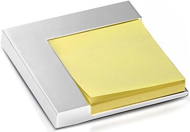 Actual product image Nordisk Design Post-it holder, 10x10 cm, silver-plated, tarnish-protected (10 x 10 cm)