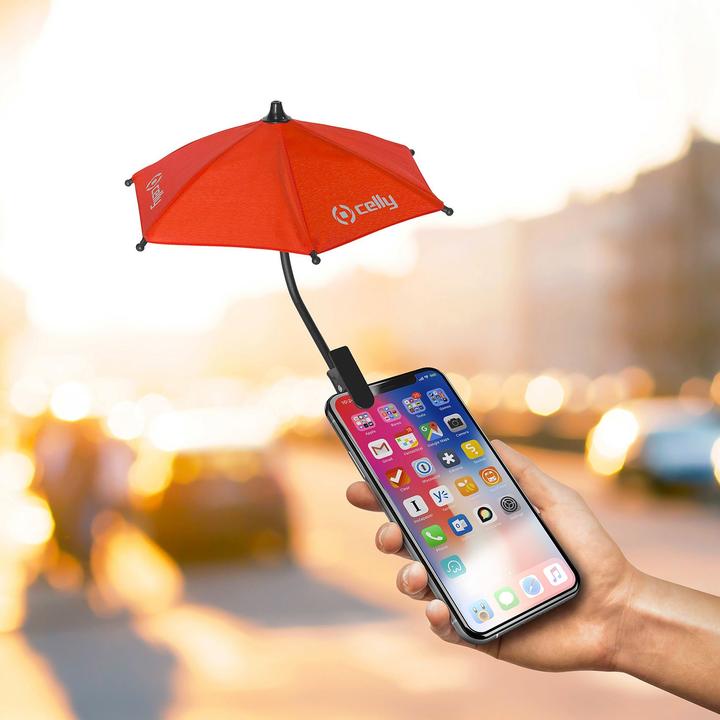 Produktbild Celly Zero Red Compact Sonnenschirm