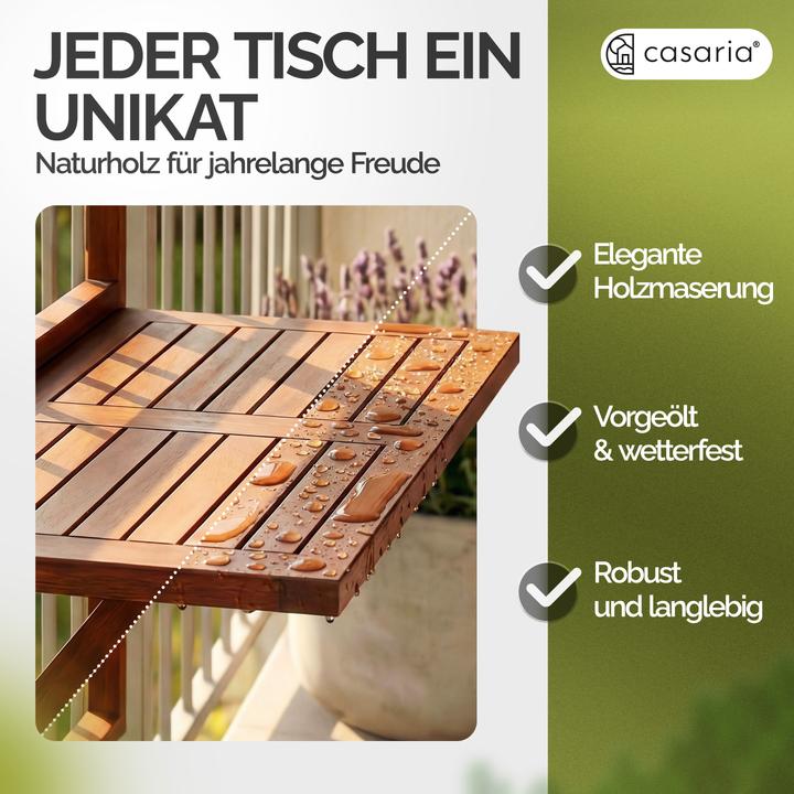 Image du produit Casaria Table de balcon (45 cm)