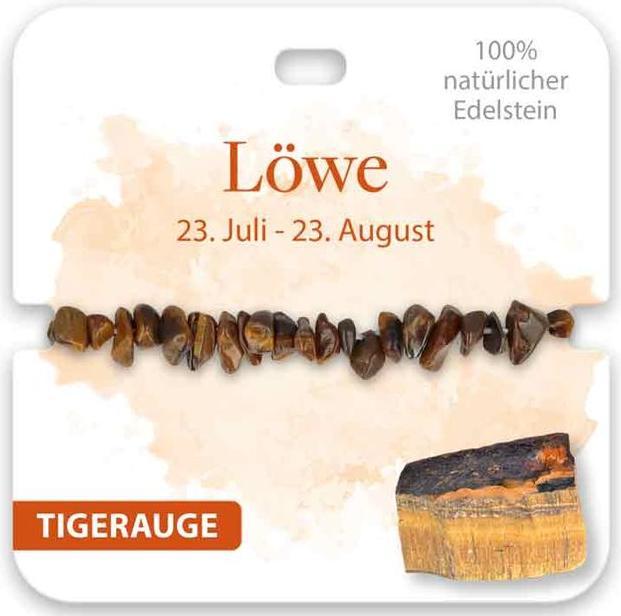 Immagine prodotto BB Klostermannn Armband Edelstein Tigerauge Lwe