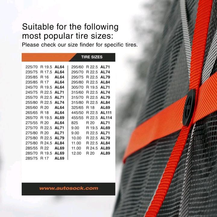 Actual product image Autosock Winter starting aid for commercial vehicles
