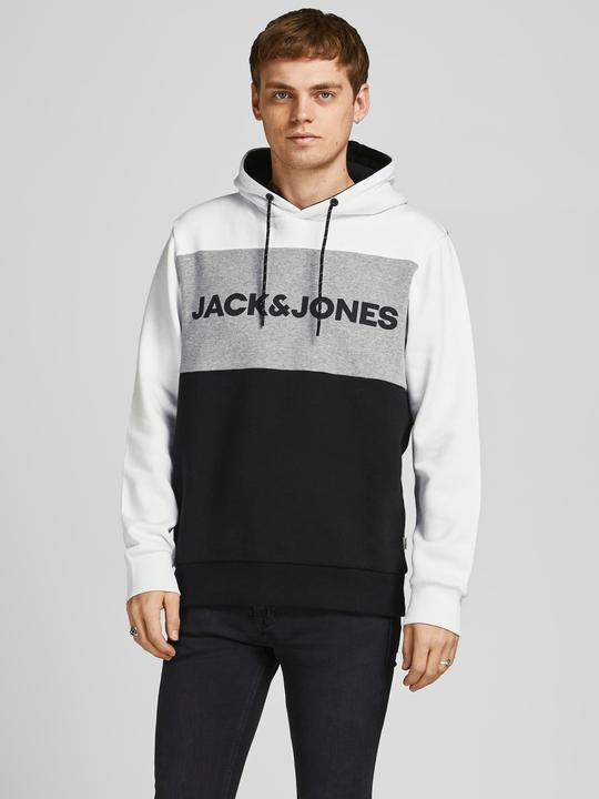 Image du produit Jack & Jones Sweat à capuche avec logo à blocage de couleur (XL)