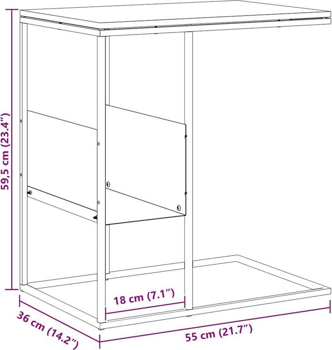 Image du produit vidaXL Peppina (55 x 36 x 59.5 cm)