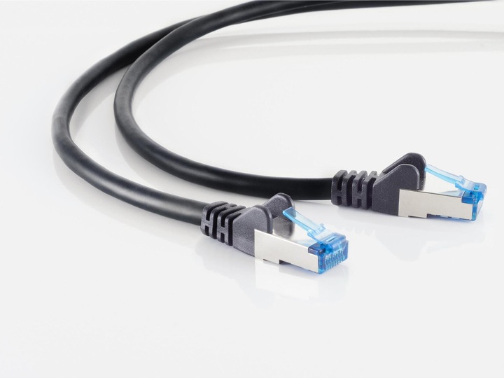 Produktbild Shiverpeaks S/CONN maximum connectivity Netzwerkkabel-Patchkabel, cat 6A, S/FTP, PIMF, schwarz, 15,0m (S/FTP, CAT6a, 15 m)