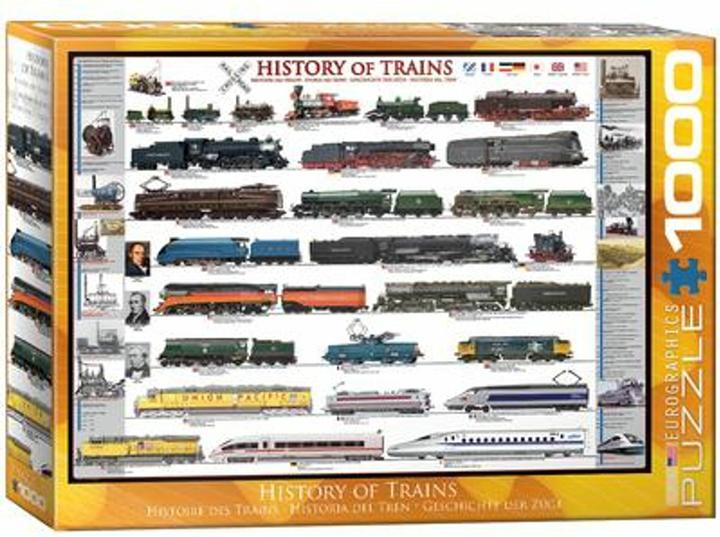 Image du produit Eurographics Histoire des trains (1000 pièces)