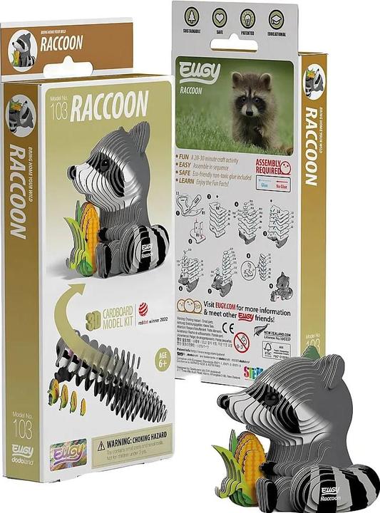 Actual product image Eugy Raccoon