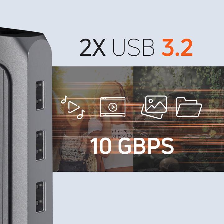 Produktbild Satechi USB-C-Station/Replikator (U4MA3M) (USB-C, 7 Ports)