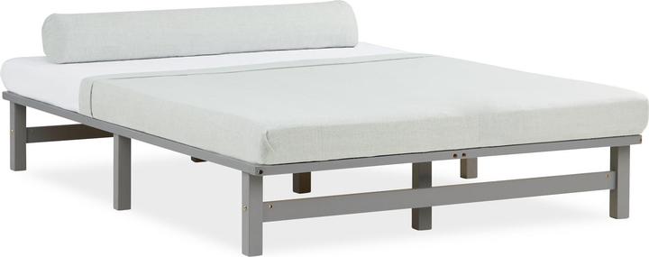 Immagine prodotto Jamb Letto a pallet Letto in legno 140x200cm in legno massiccio grigio (140 x 200 cm)