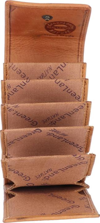 Actual product image Greenland Nature Credit card holder RFID protection leather 7 cm