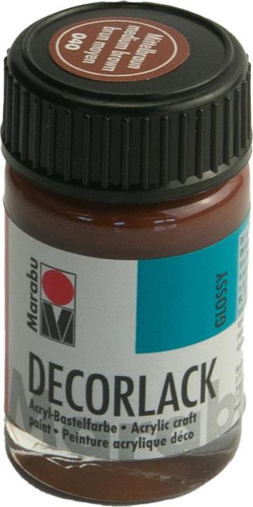 Immagine prodotto Marabu Lacca decorativa acrilica 15 ml marrone medio (Marrone medio, 15 ml)